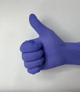 Медицинские одноразовые перчатки нитриловые неопудренные UNIGLOVES#5