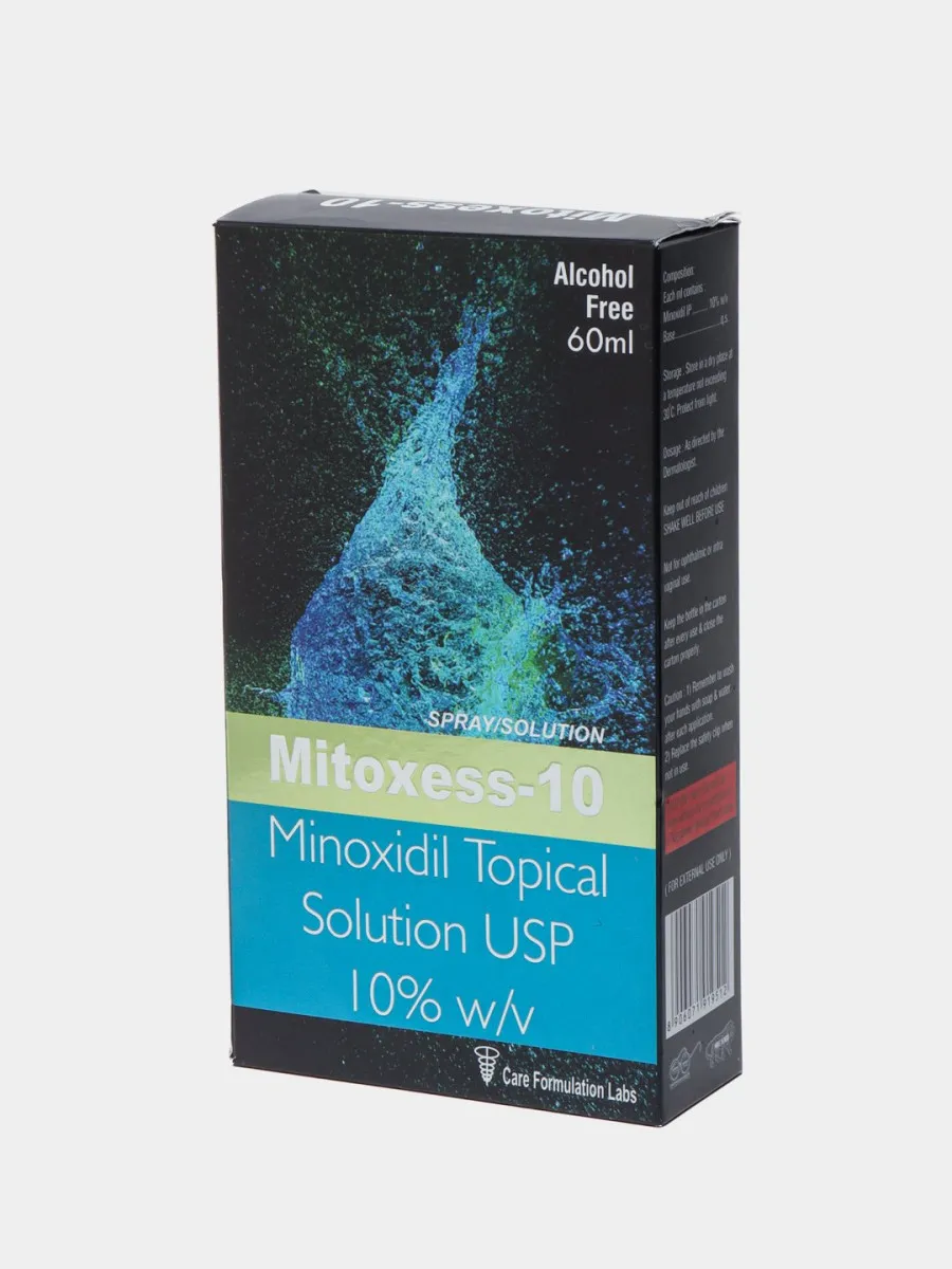 Soch va soqol o'sishi uchun zardob Minoksidil Mitoxess Topical Solution USP 10%, 60 ml#2