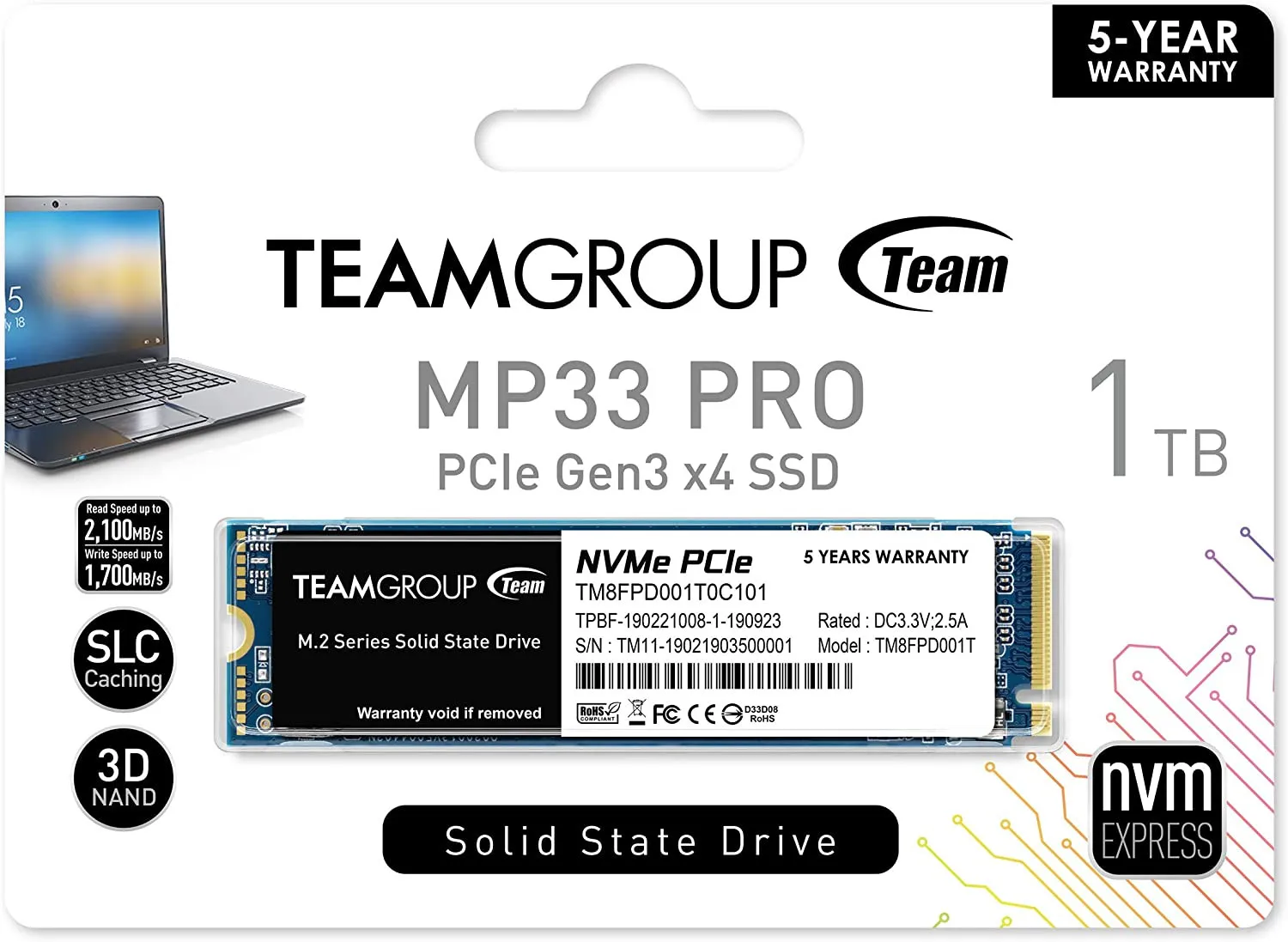 Внутренний твердотельный накопитель SSD Team group MP33 PRO 1 ТБ#2