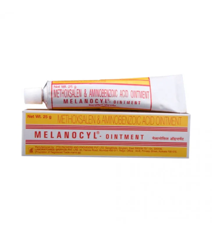 Мазь Меланоцил (Melanocyl-ointment) от псориаза и витилиго, 25 gr.#2