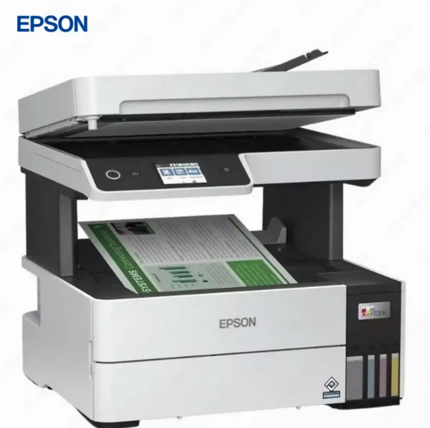 Струйный принтер МФУ Epson L6490, A4, принтер/сканер/копир/факс, 4800x1200dpi, 37(23)ppm, Duplex, ADF35, СНПЧ, WiFi, Lan, USB#2