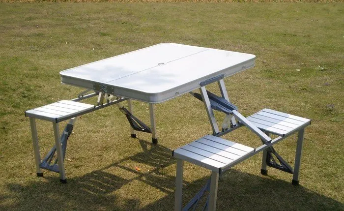 Металлический столик для пикника Легко складывается и раскладывается Выдерживает 300-350кг#2