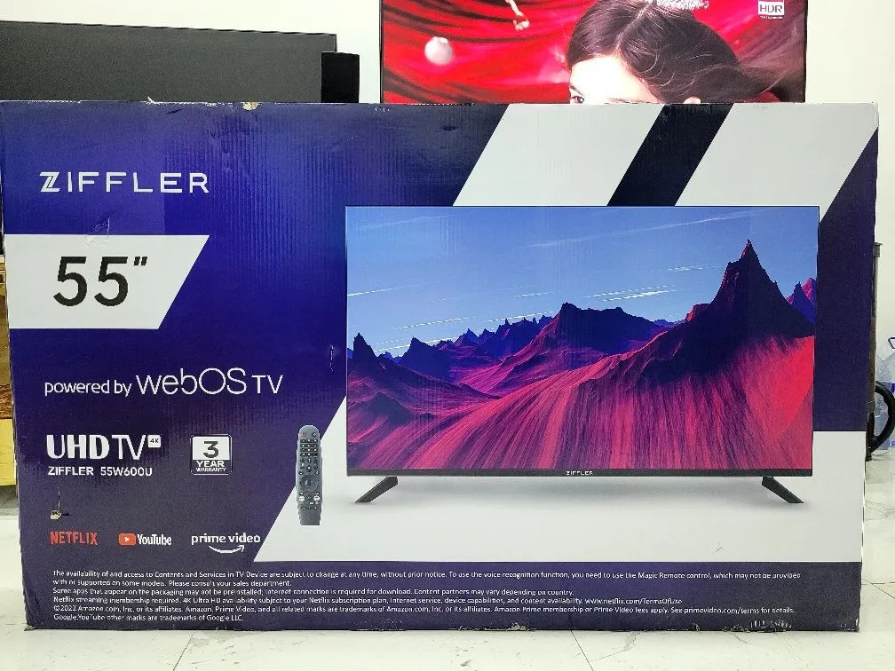 Телевизор Ziffler 43" HD QLED Smart TV Wi-Fi Android#8