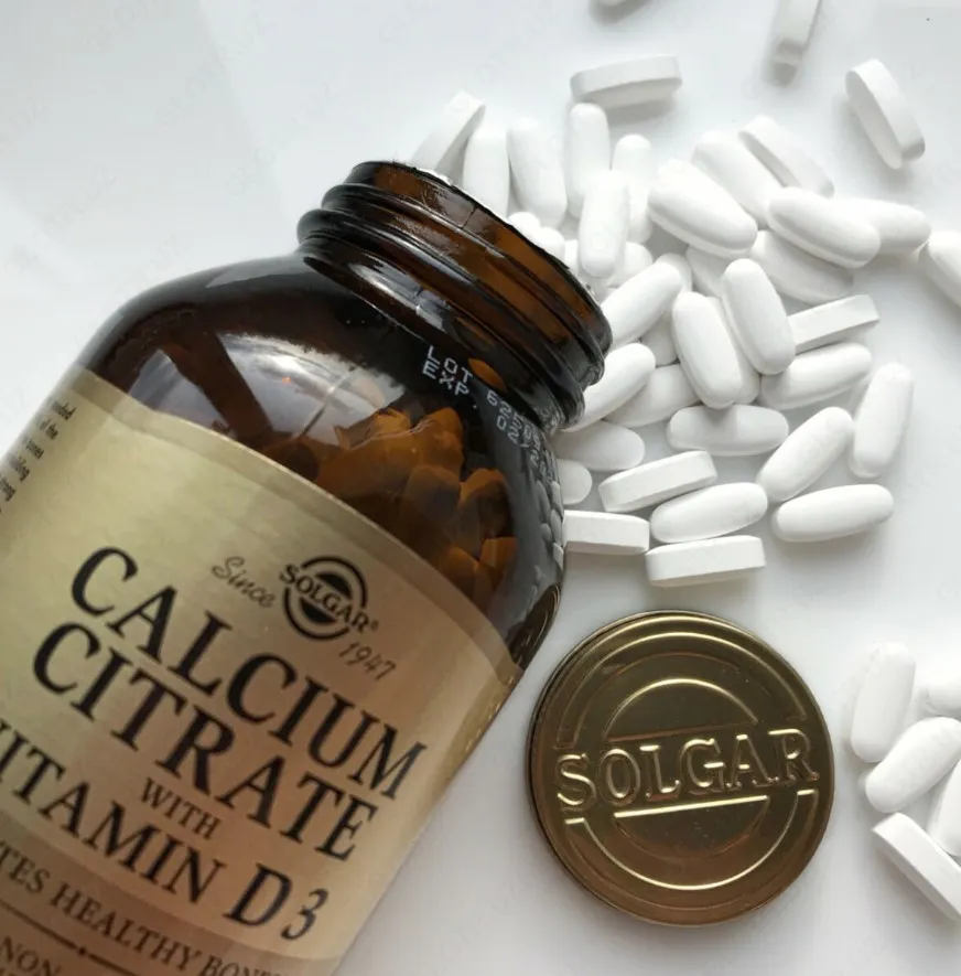 Кальций и Витамин С Солгар (Цитрат кальция с витамином D3)#3