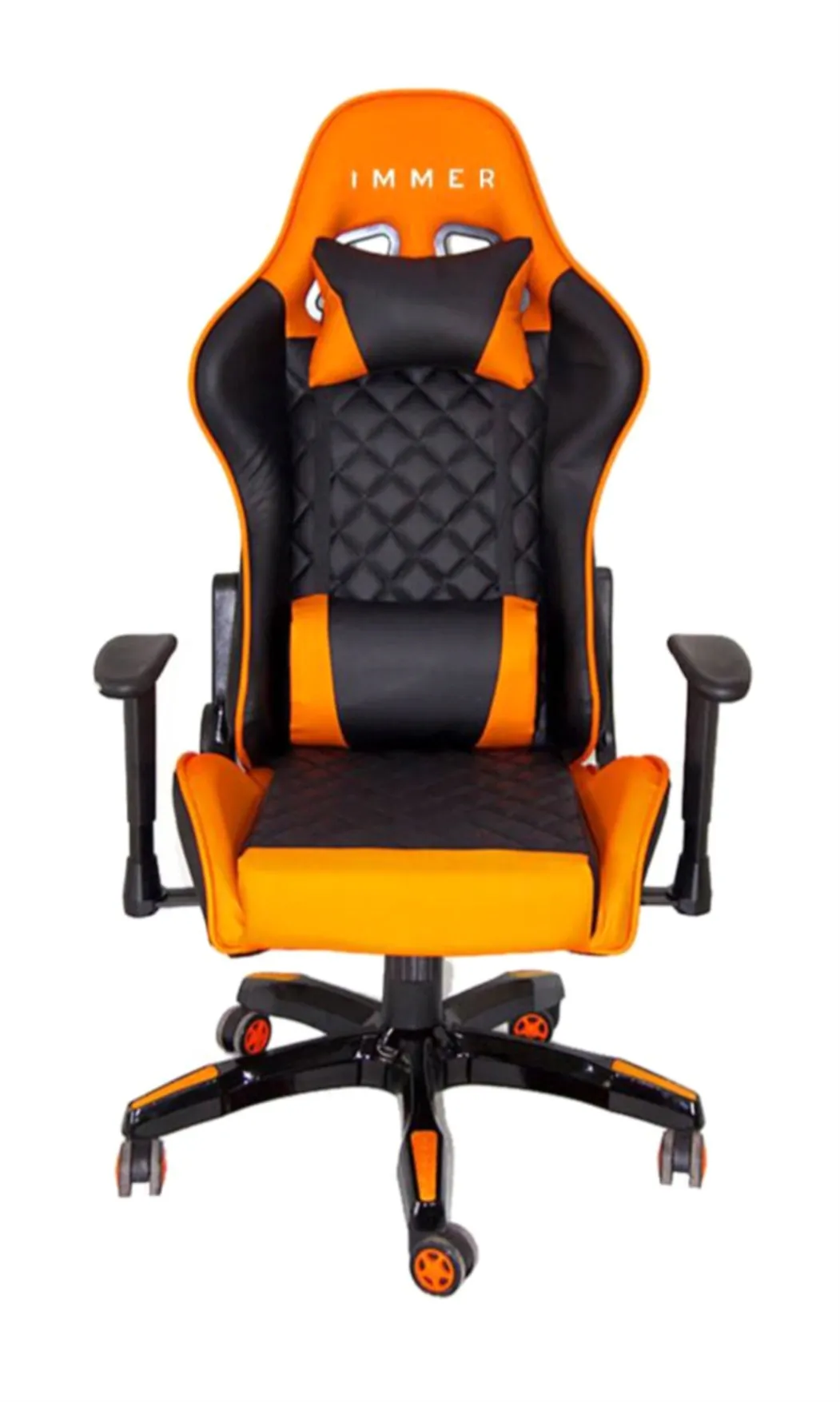 Компьютерное кресло GY-004 Черный + Оранжевый#2