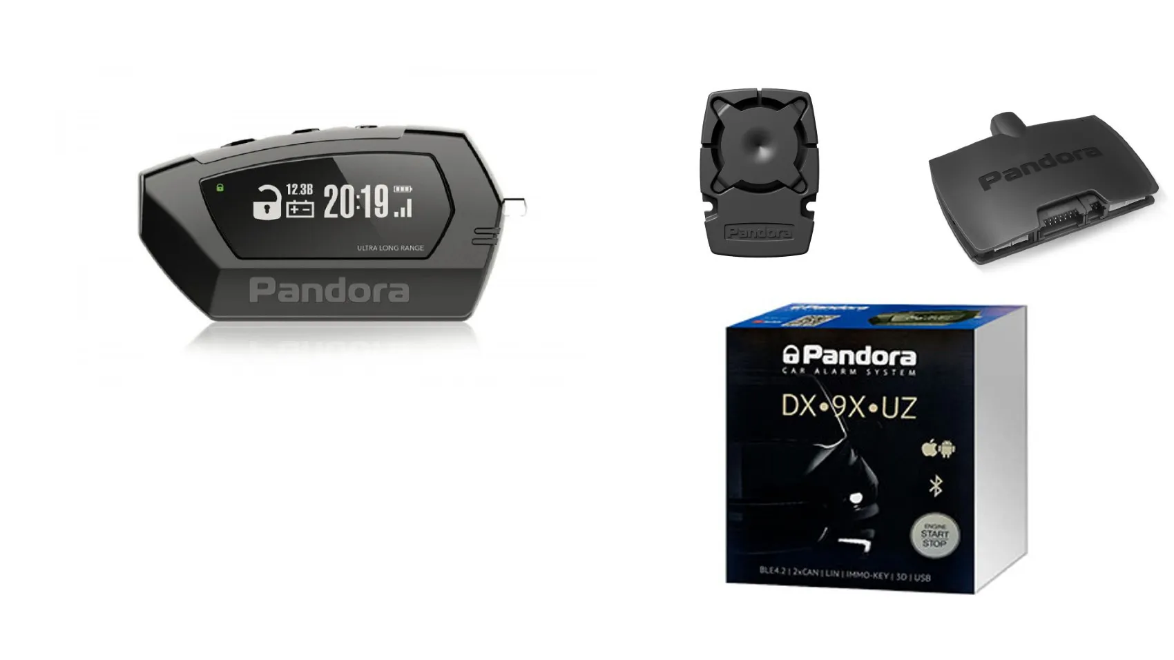 Комплект Автосигнализация Pandora DX 90 Lora + Кнопка зажигания Старт/стоп#3