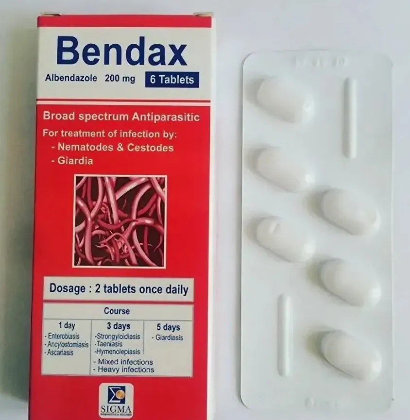 Bendax parazitlarning qarshi uchun tabletka#3