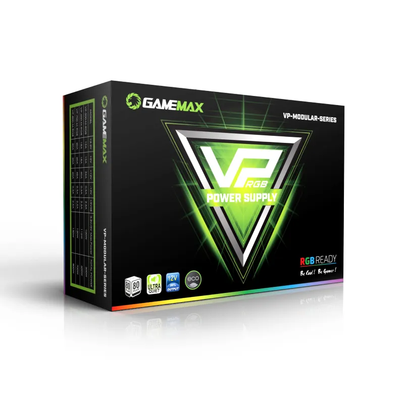 Блок питания GameMax VP-500-RGB-M 500W 80-PLUS BRONZE#6