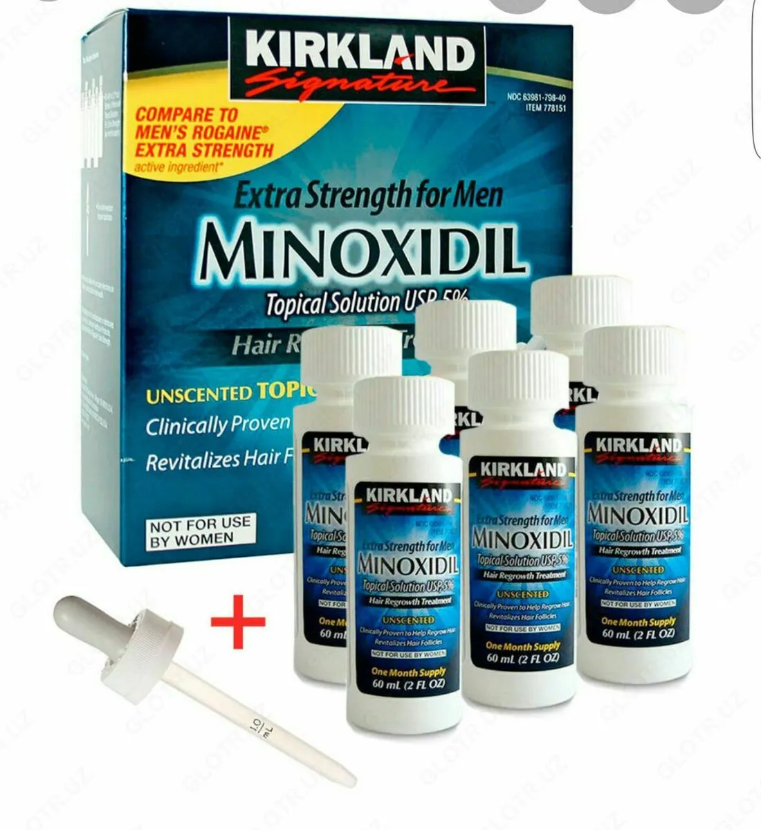 Minoxidil Kirkland 5% -  Лосьоны для волос и бороды#2
