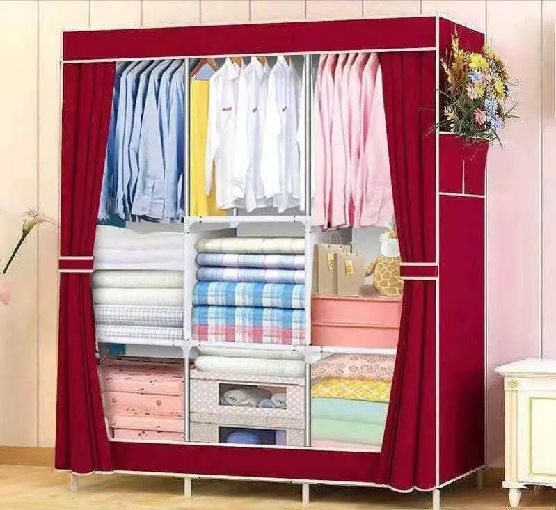 Складной шкаф Каркасный Тканевый Storage Wardrobe для одежды#1