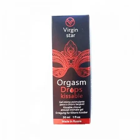 Ayollar uchun isituvchi tomchilar Virgin yulduzi Orgazm Drops Kissable#6