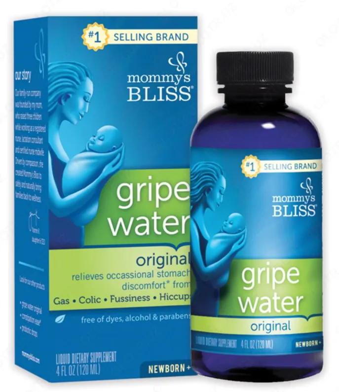 Chaqaloqlar uchun arpabodiyon suvi gazlar va kolikaga qarshi Mommy's Bliss Gripe Water (120 ml.)#2