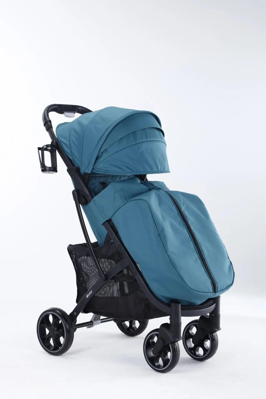 Легкая Складная портативная детская коляска M301 (цвет оранжевый)#4