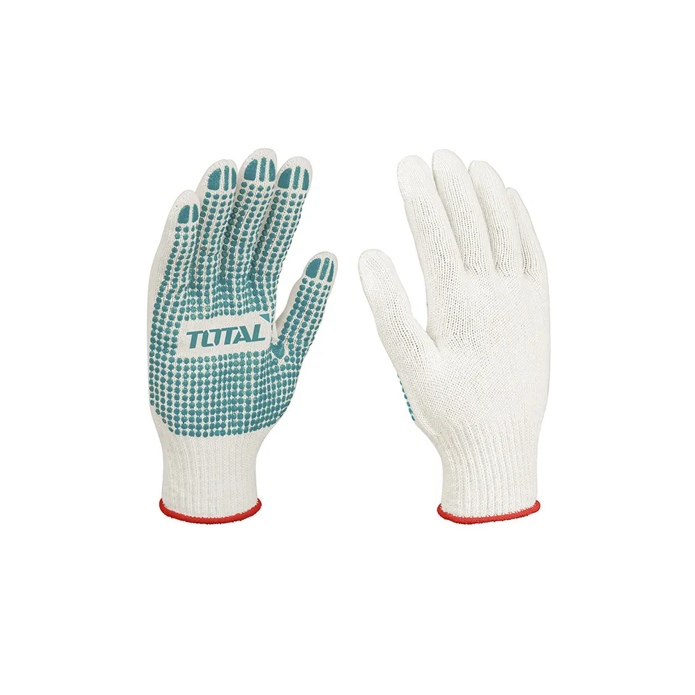 Трикотажные и ПВХ перчатки в горошек TOTAL TSP11102#1
