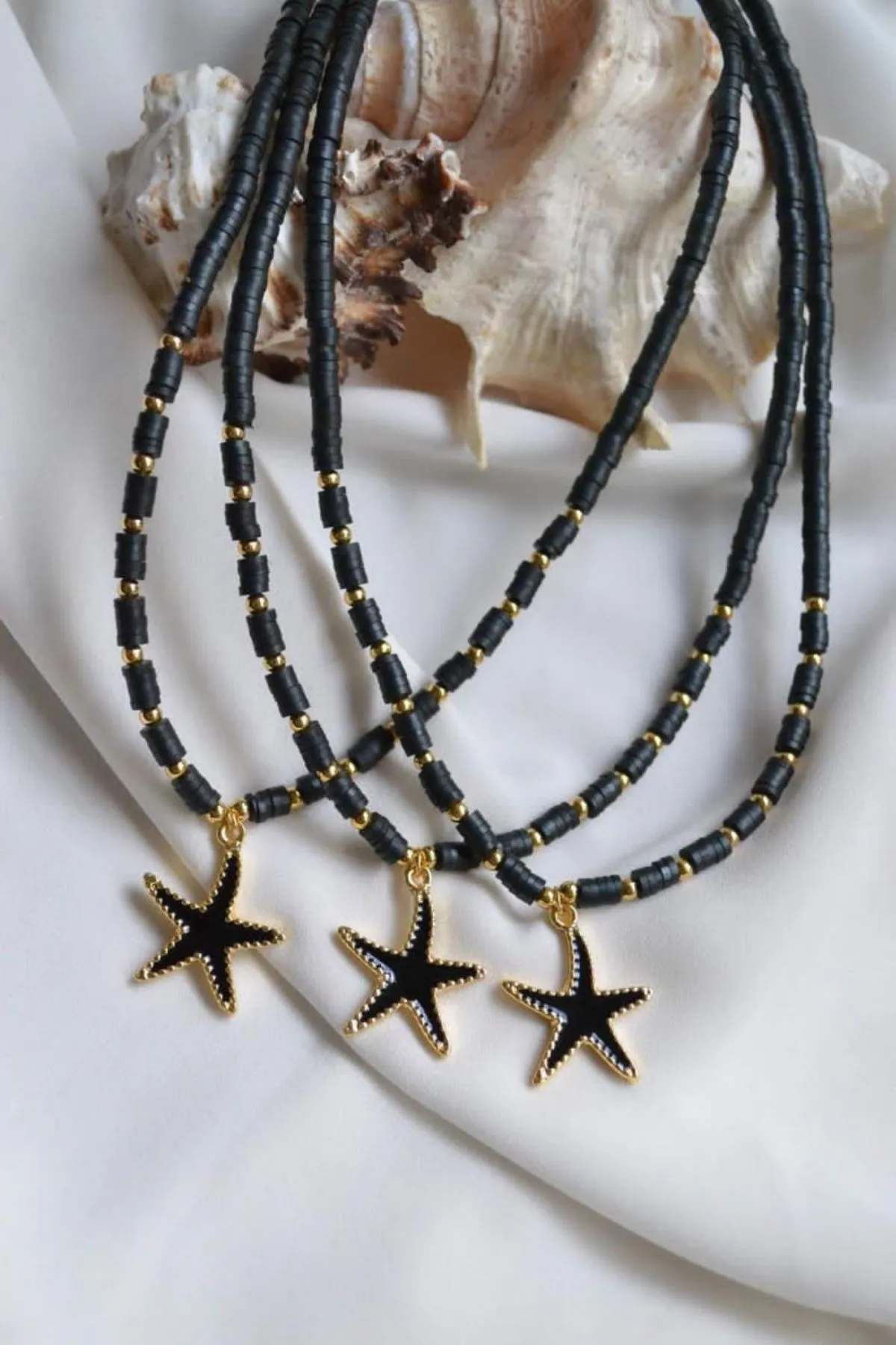 Ожерелье, модель: черная звезда ti053 Mori#2
