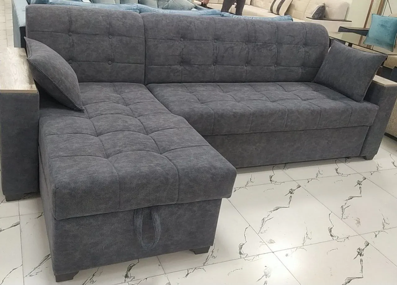 Большой угловой диван с выдвижным механизмом модель 1#2