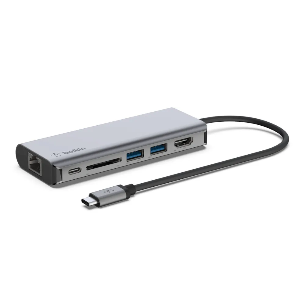 belkin CONNECT USB-C 6-in-1 Multiport Adapter hub#3