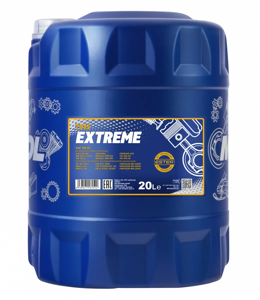 Моторное масло Mannol extreme 5W-40#2