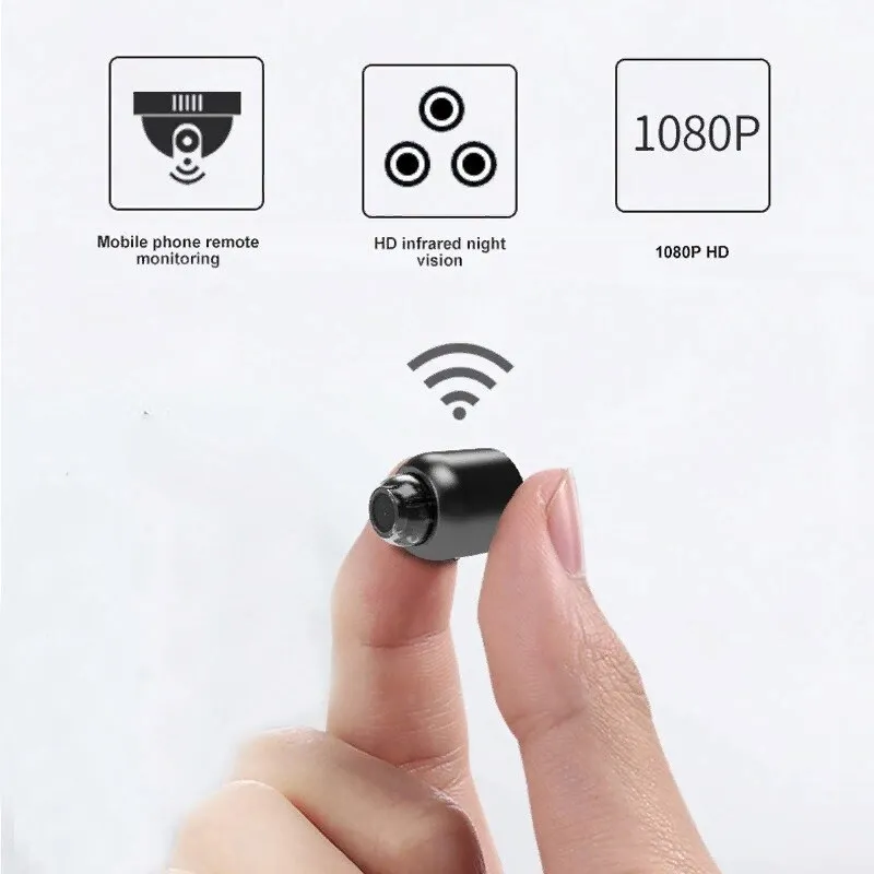 Беспроводная мини-камера видеонаблюдения, Wi-Fi, 1080P#6