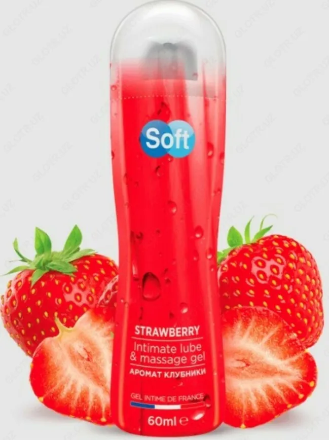 Soft Strawberry intim va massaj geli#4
