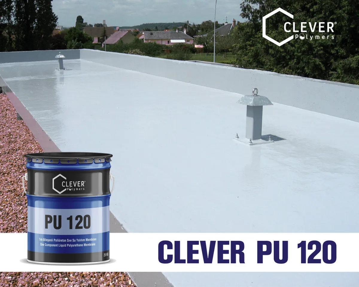 PU Base 120 Clever Polymers Гидроизоляция Полиуретановая УФ-стойкая#6