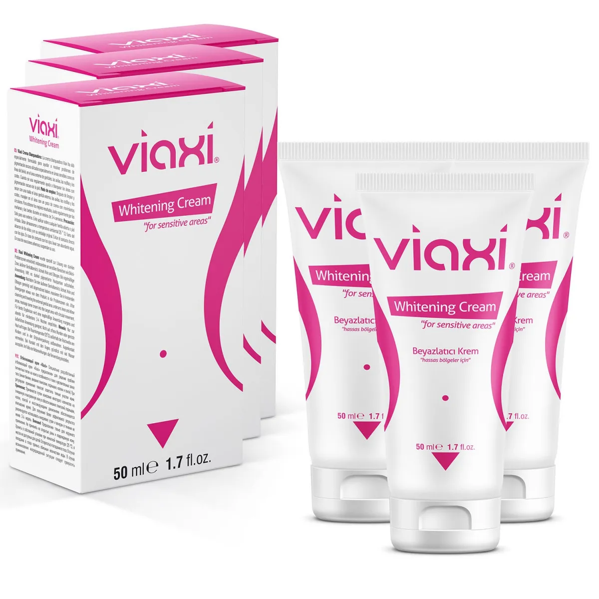 Отбеливающий крем для интимных зон Viaxi whitening cream#8