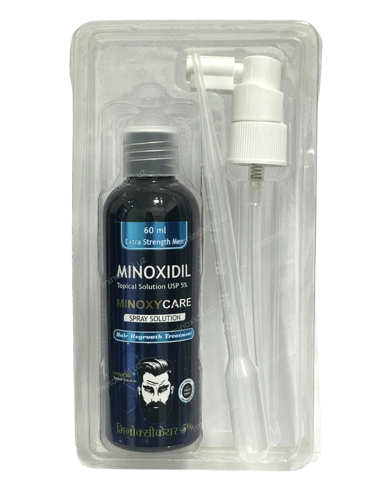 Средство для роста волос Minoxidil Minoxycare 5% Spray Solution#2