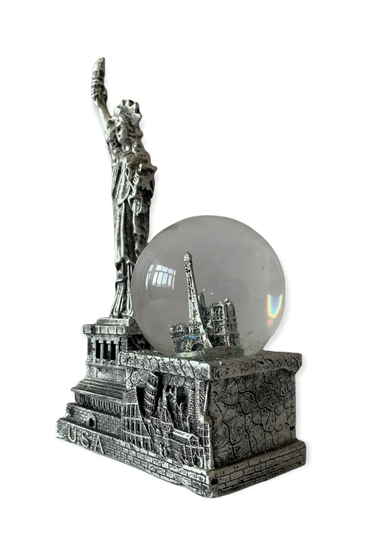 Водный снежный шар памятник свободы a019 shk gift#3