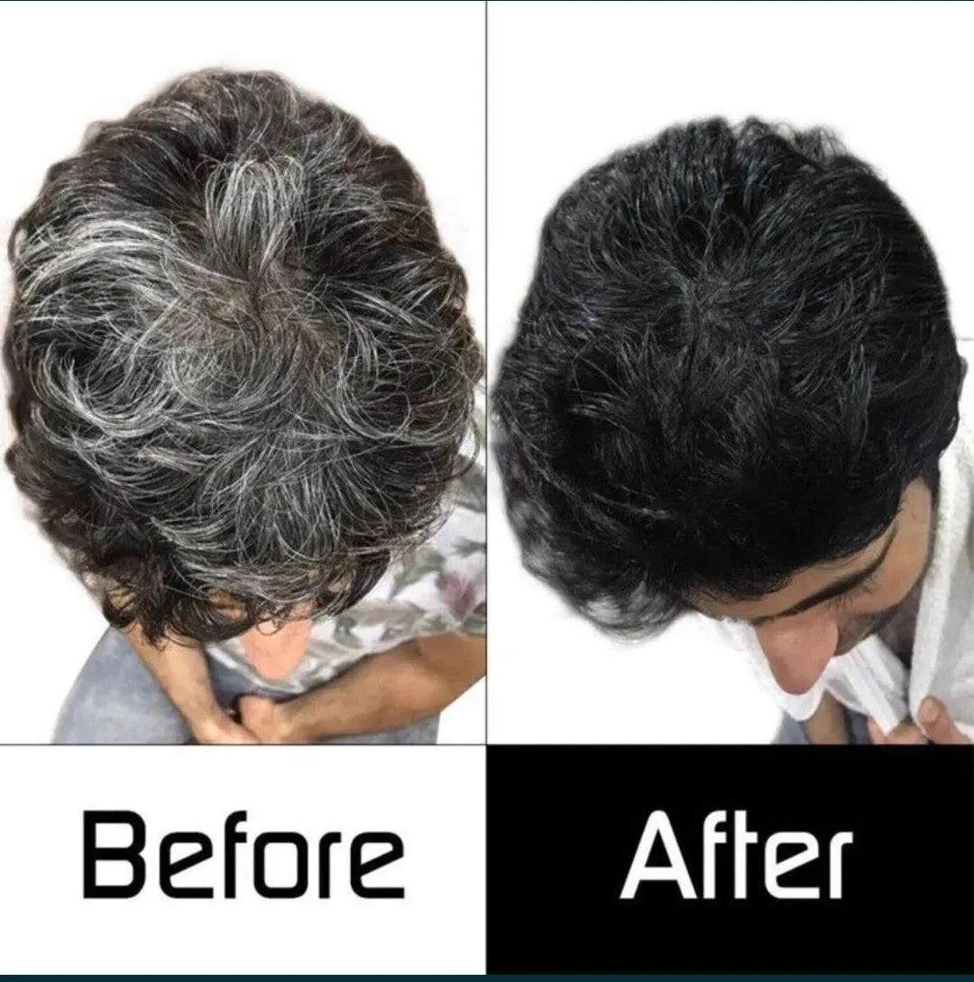 Окрашивающий шампунь для волос Subaru Magic (black)#4