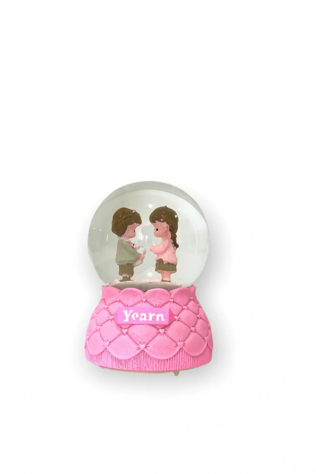 Музыкальный снежный шар ab015 SHK Gift розовый#3