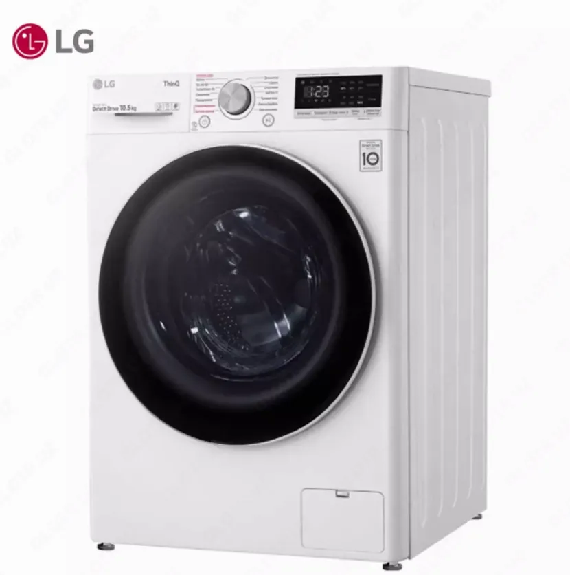 Стиральная машина автомат LG TW4V5RS0W 10.5 кг, Steam+, TurboWash59, AI DD, ThinQ, Белый#3