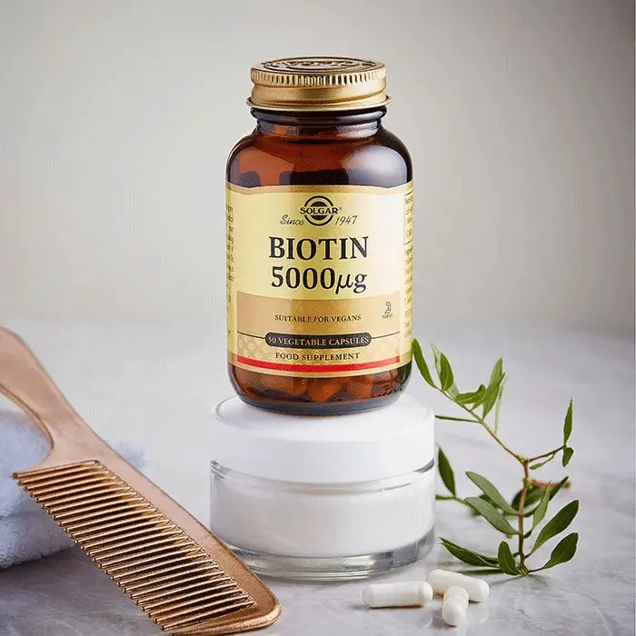 Таблетки биотина для здоровой кожи и волос Solgar Biotin 1000mg (250 шт.)#2