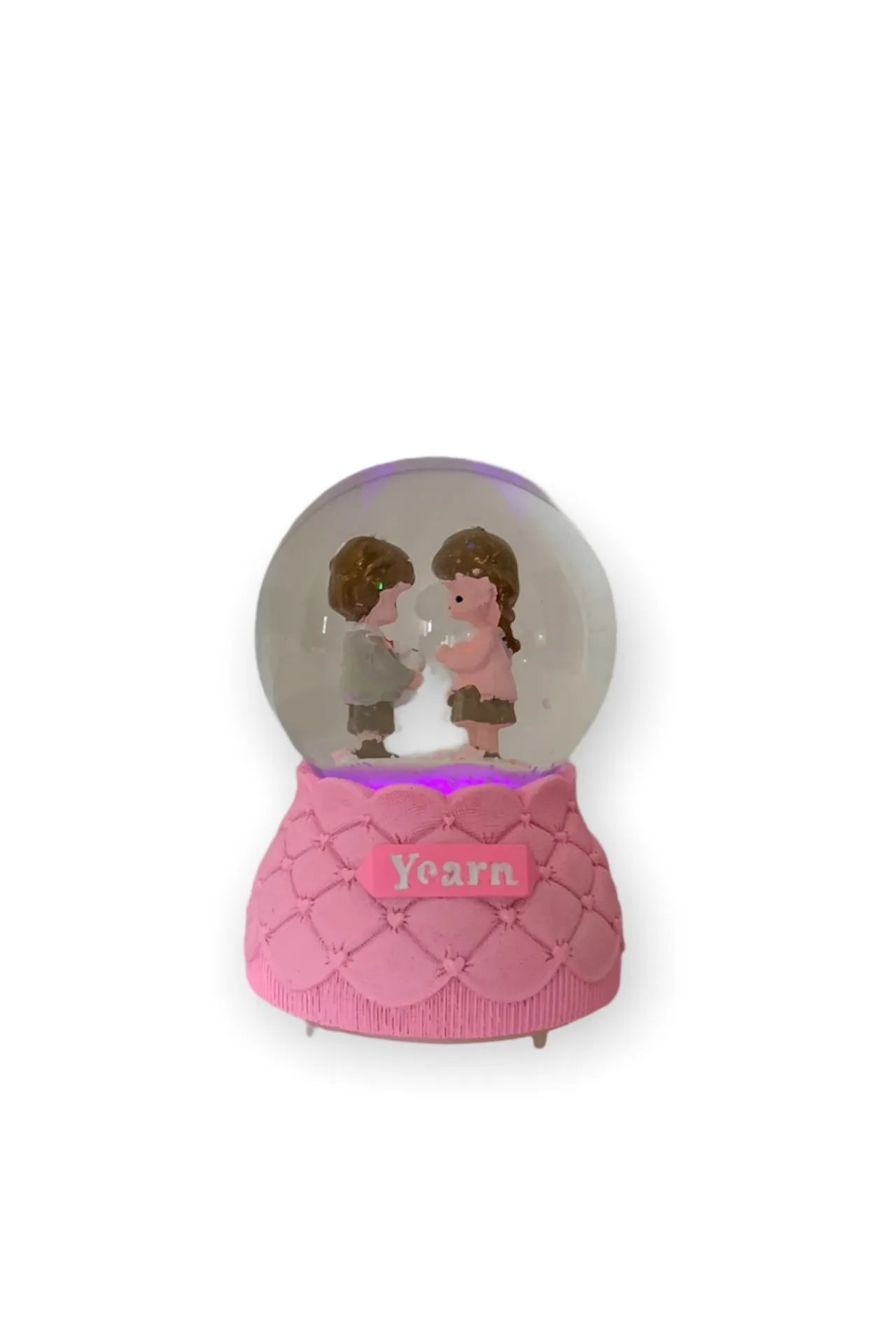 Музыкальный снежный шар ab015 SHK Gift розовый#2