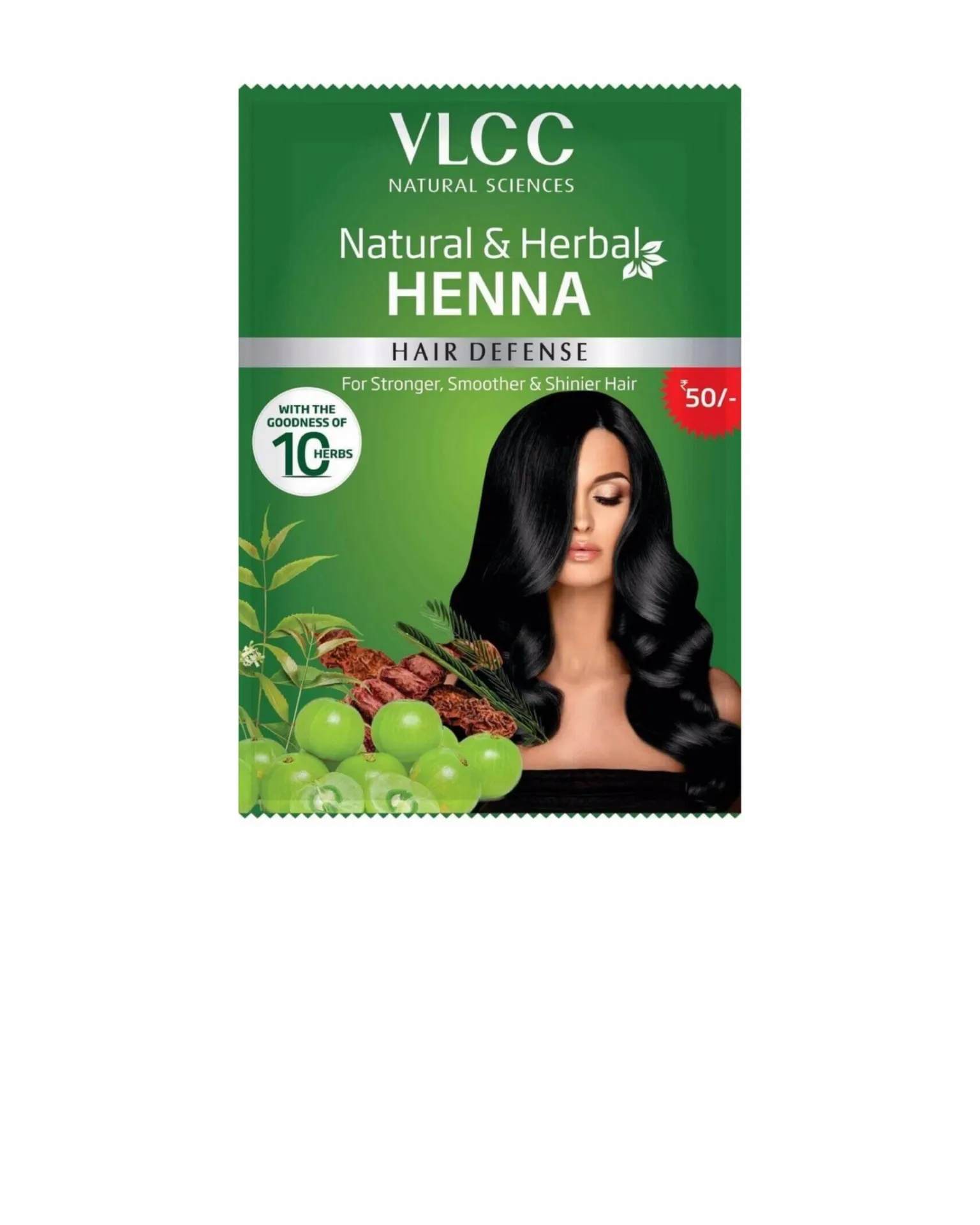 Хна natural & herbal henna (15 gm) t0271 VLCC (Индия)#2