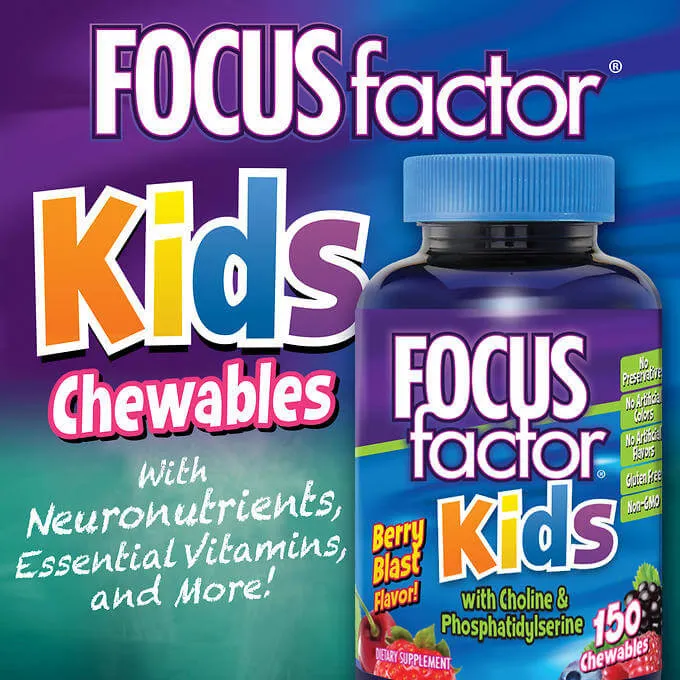 Витамины для детей Focus factor Kids (150 шт.)#7