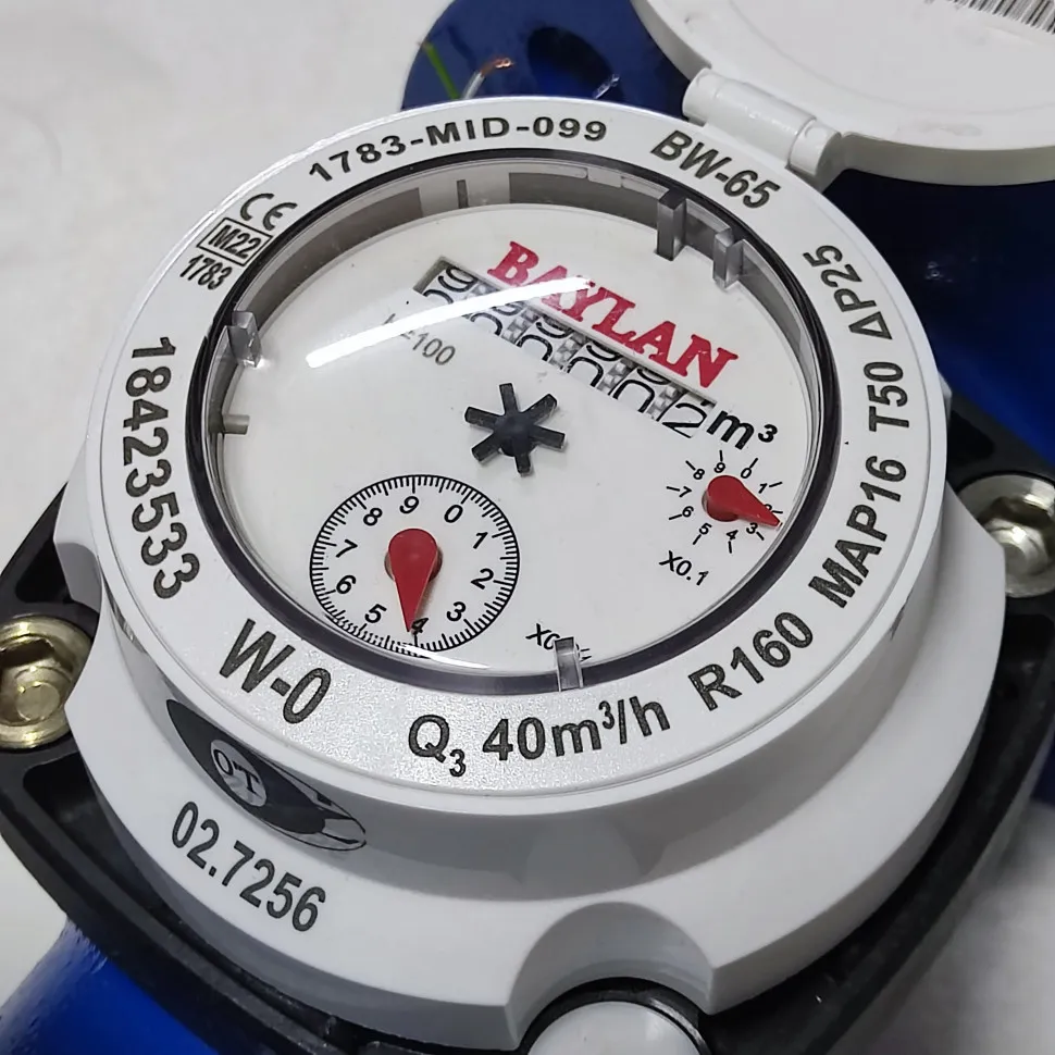 Счётчик холодной воды турбинный | Baylan Dn-65 | Woltmann W-0 | Обратный фланец | Турция#4