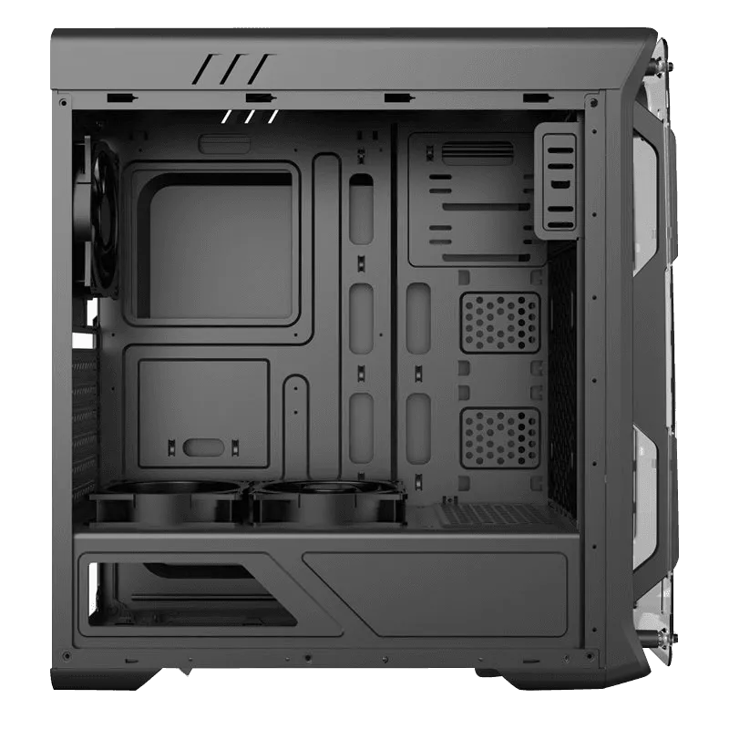 Компьютерный корпус GameMax OPTICAL BLACK (G510 BK) Midi-Tower#3