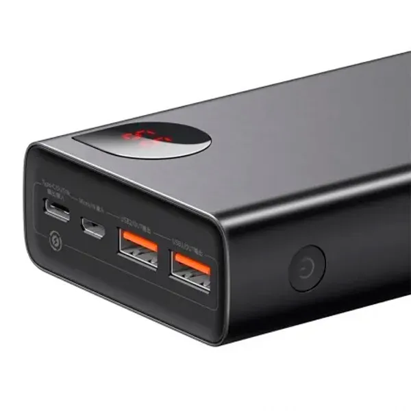 Внешний аккумулятор Baseus Adaman Metal Digital Display Quick Charge Power Bank 20000mAh 65W - черный (PPIMDA-D01)#4