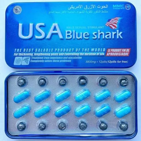 Blue Shark USA erektil kasalliklarni tuzatish uchun dori#4