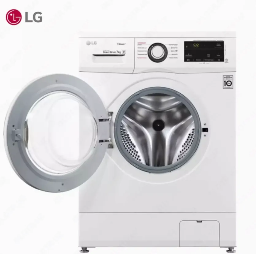 Стиральная машина автомат LG F2J3HS0W Steam 7кг Белый#3