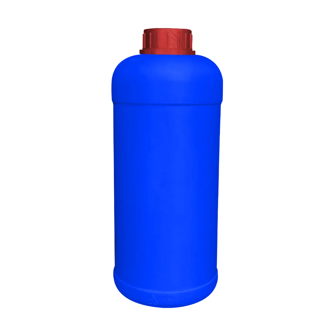 Пластиковая круглая бутылка NEW  (1 литр) 0.080 кг#2