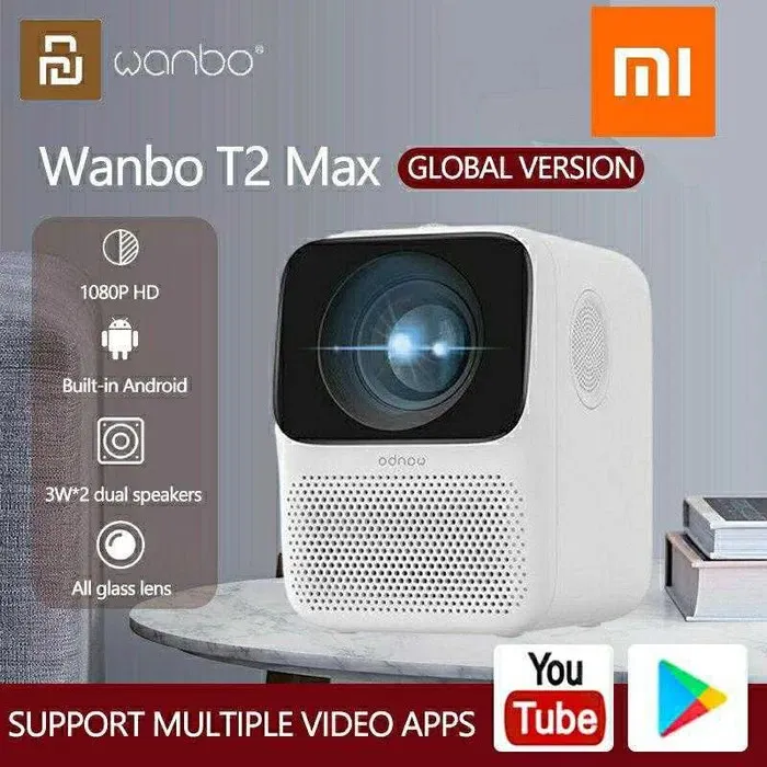 Проектор/видеопроектор Xiaomi Wanbo Smart Projector T2 Max FULL HD#3
