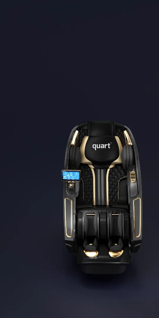Массажное кресло QUART Black/Gold#5