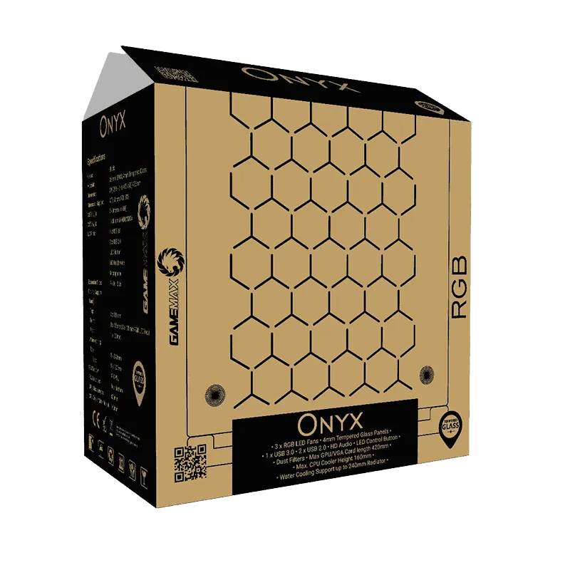 Kompyuter korpusi GameMax ONYX II (M910) Midi-Tower#7
