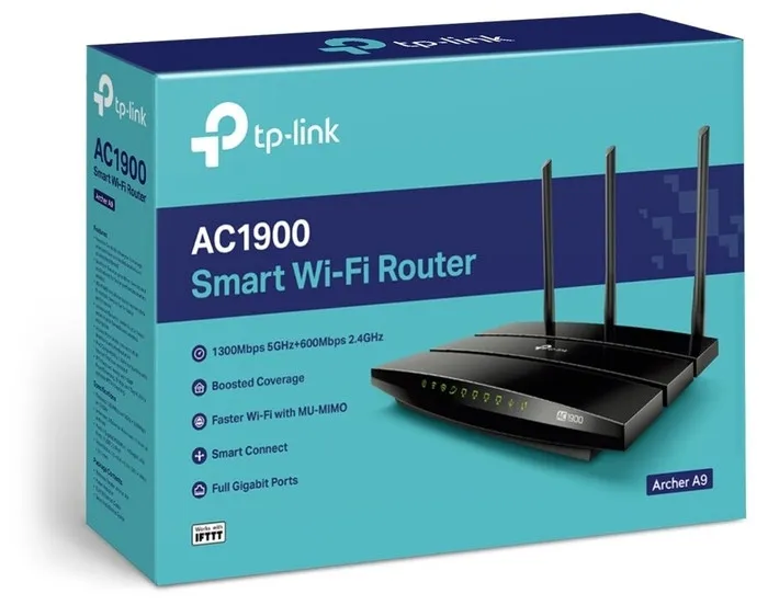 Wi-Fi роутер TP-LINK  Archer A9 AC1900#4