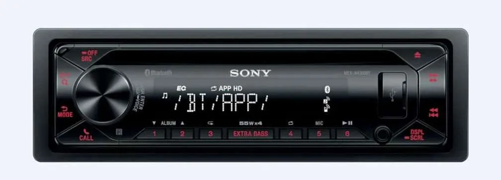 Автомагнитола MEX-N4300BT Sony CD-ресивер с беспроводной технологией BLUETOOTH Original#2