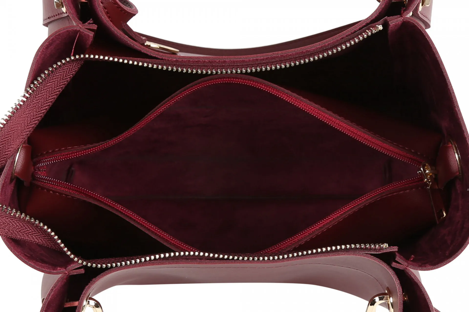 Женская сумка 1506 Бордово-красная#5