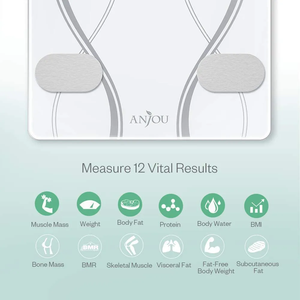 Напольные весы Anjou Bluetooth Smart Wireless#4