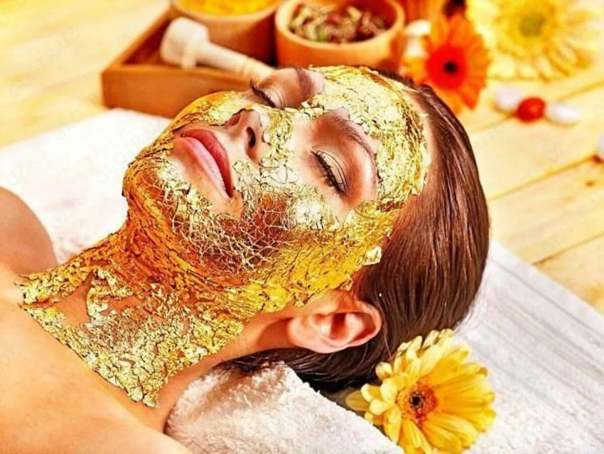 Золотая маска для лица Wokali Whitening Gold Caviar#3