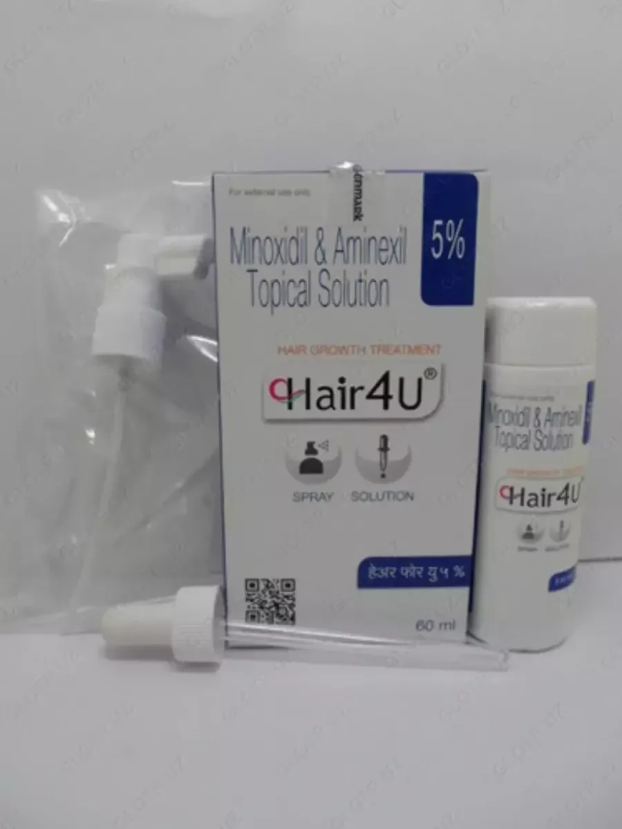 Hair4U Minoxidil 10%  - Средство для роста волос и бороды#2